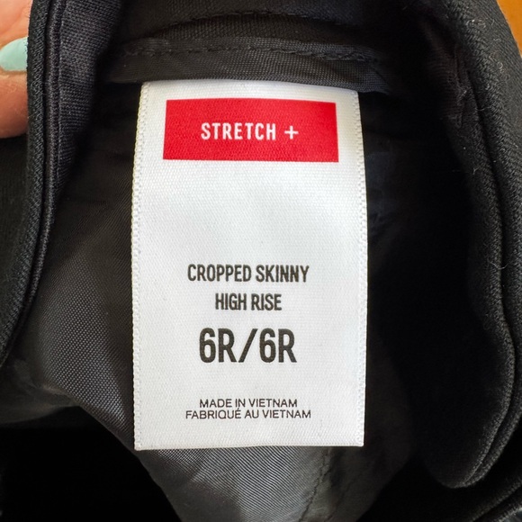 Express Black Women's Ponte Ankle Pants - Picture 4 of 4